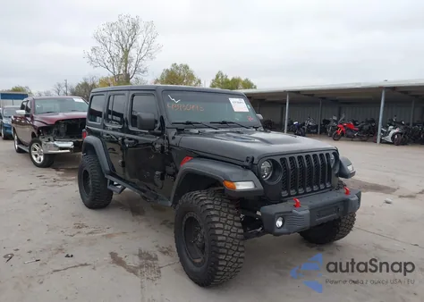 2020 Jeep Wrangler Unlimited Sport S 4X4 z USA, uszkodzony, nr VIN 1C4HJXDG3LW351096